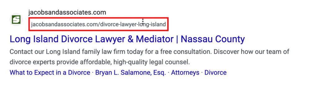 Divorce lawyer long island seo page url: divorce-lawyer-long-island